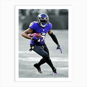 Desean Jackson Of The Baltimore Ravens Art Print