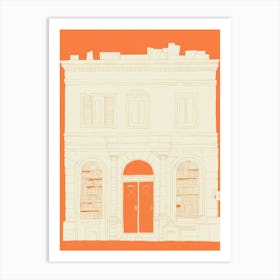 Rome The Book Nook Pastel Colours 5 Art Print