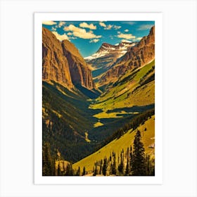 Rocky Mountain National Park United States Of America Vintage Poster Art Print