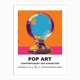 Poster Crystal Ball Pop Art 1 Art Print