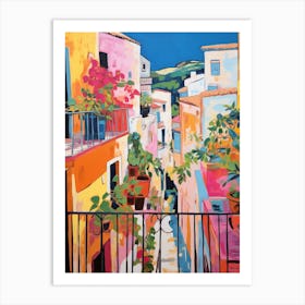 Syracuse Italy 3 Fauvist Painting Art Print