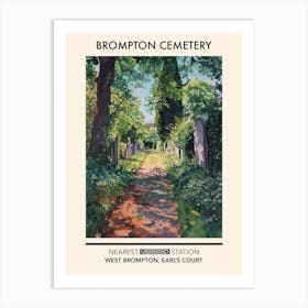 Brompton Cemetery London Parks Garden 4 Art Print
