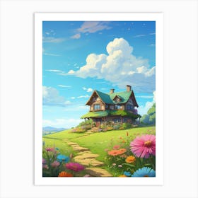 House In The Countryside Art Print