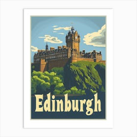 Aihrgdesign A Vintage Travel Poster Of Edinburgh Featuring Th 5feb3025 428a 4e67 A795 21b48a0e6f86 3 Art Print