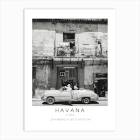 Havana Cuba Travel Art Print