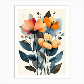 Flowers In A Vase 27 Art Print