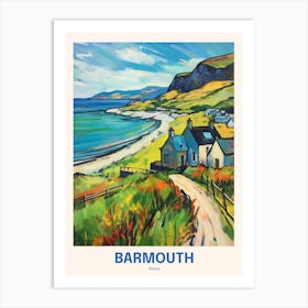 Barmouth Wales 10 Uk Travel Poster Art Print