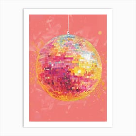 Disco Ball Art Print