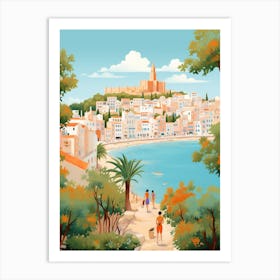 Ibiza Spain 4 Illustration Art Print