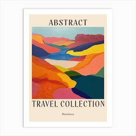 Abstract Travel Collection Poster Mauritania 4 Art Print