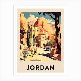 Jordan Vintage Travel Poster Art Print