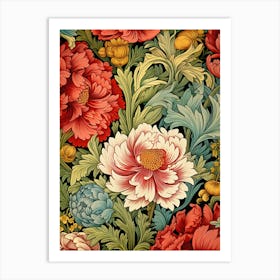 Floral Pattern 12 Art Print