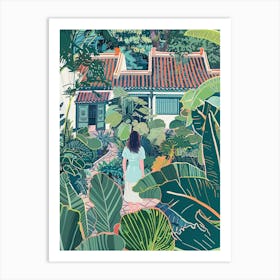 In The Garden Lan Su Chinese Garden Usa 4 Art Print