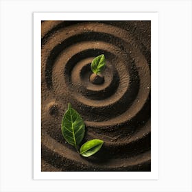 Spiral Sand - Nature Art Print