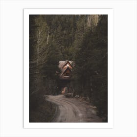 Road To Nature Cabin Art Print