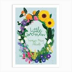Book Cover - Little Women by Louisa May Alcott Art Print