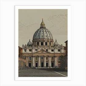 St Peter'S Basilica Art Print