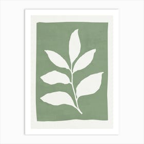 Minimalist Leaf 012 Art Print