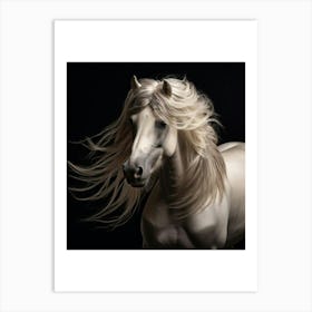 White Horse Art Print