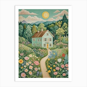 Whimsical House Art Print