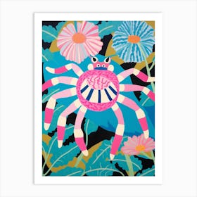 Maximalist Animal Painting Spider 1 Art Print