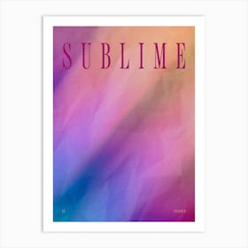Sublime 2 Art Print