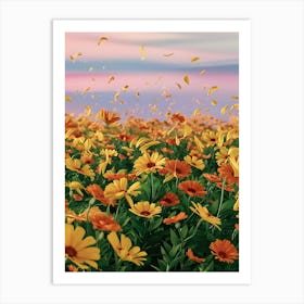 Field Of Flowers 9 Art Print