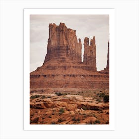 Monument Valley Cliffs Art Print