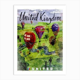 Vintage Travel Poster ― United Kingdom United Art Print