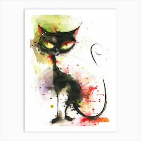 Black Cat 32 Art Print