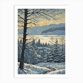 Winter Landscape 3 Art Print