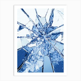 Broken Glass Art Print