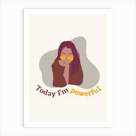 Powerful Girlie Art Print