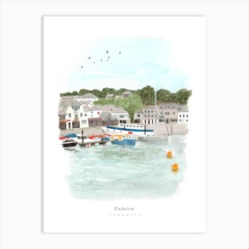 Cornwall Padstow England Art Print