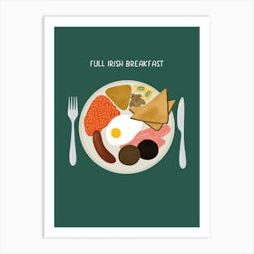 Full Irish Breakfast Art Print