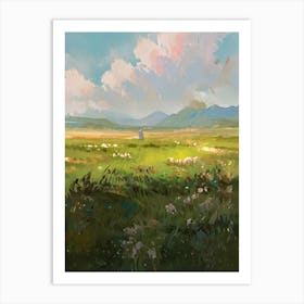 Field Of Flowers 4 Art Print