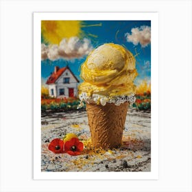 Ice Cream Cone 53 Art Print