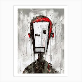 Robot Style Abstract 1 Art Print