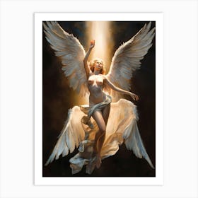 Naked Angel of Light #3 Art Print