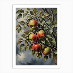 Apples On The Tree Art Print