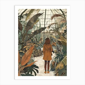 In The Garden Auckland Domain Wintergardens New Zealand 1 Art Print