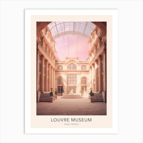 The Louvre Museum Paris France 2 Travel Poster Art Print