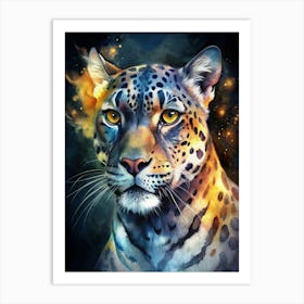 Leopard Painting Art Print