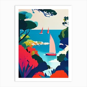 Arcipelago Di La Maddalena National Park Italy Pop Matisse Art Print