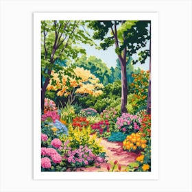 Barnes Common London Parks Garden 1 Painting Art Print