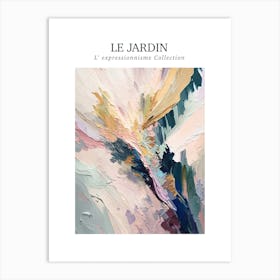 Le Jardin Abstract Oil Painting 3 Art Print