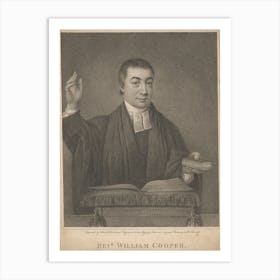Rev. William Cooper, James Heath Art Print