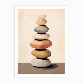 Stack Of Stones Art Print