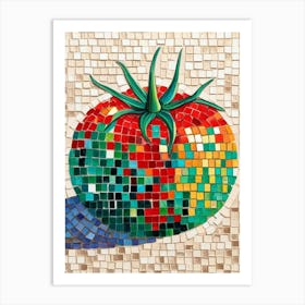 Mosaic Tomato 3 Art Print