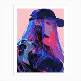 Anime Girl 5 Art Print